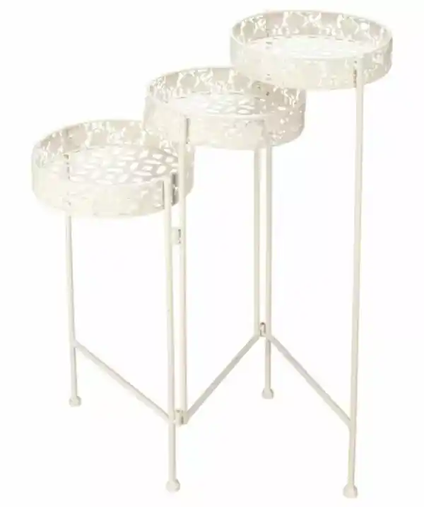 Bild 1 von 3-stöckiges Blumengestell, creme