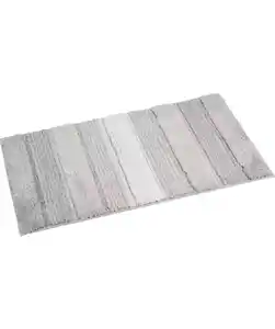 Chenille-Badematte, grau
