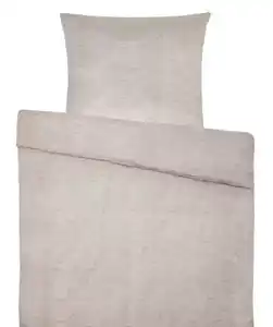 Polycotton-Bettwäsche Melange, hellgrau melange