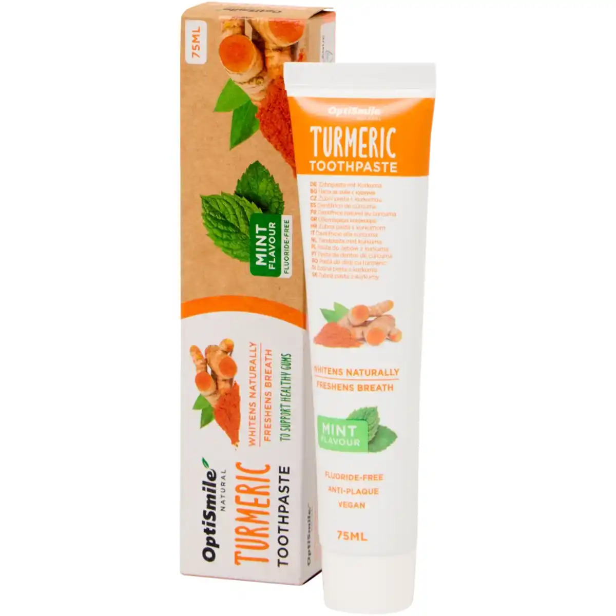 Bild 1 von OptiSmile Zahnpasta Kurkuma