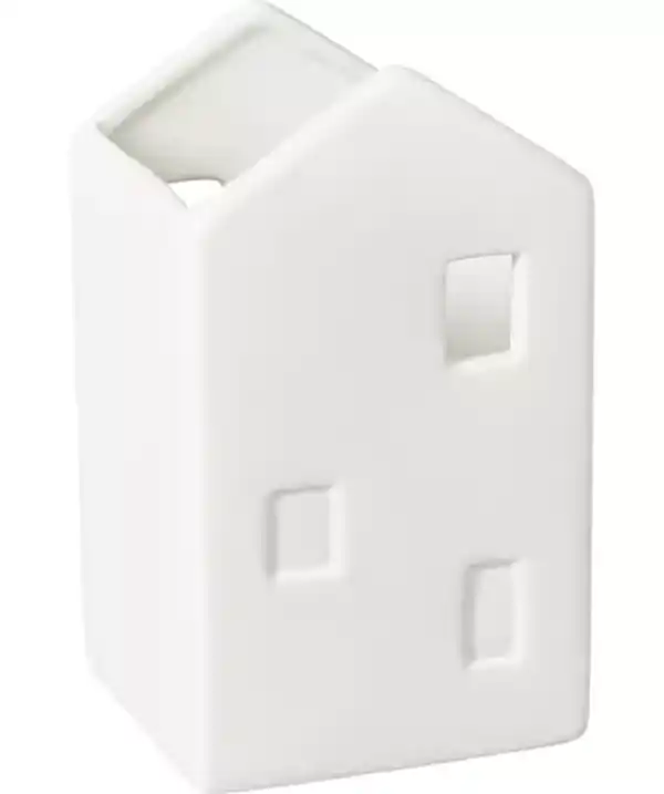 Bild 1 von Keramikvase Haus, weiß