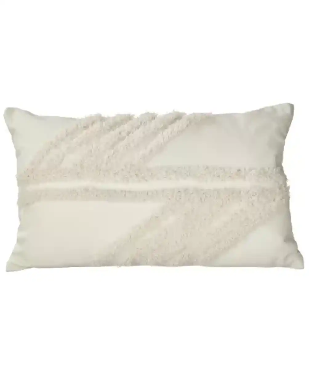 Bild 1 von Kissen Makramee, weiß gemustert