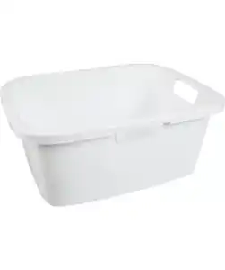 Wäschekorb ergonomisch, weiß