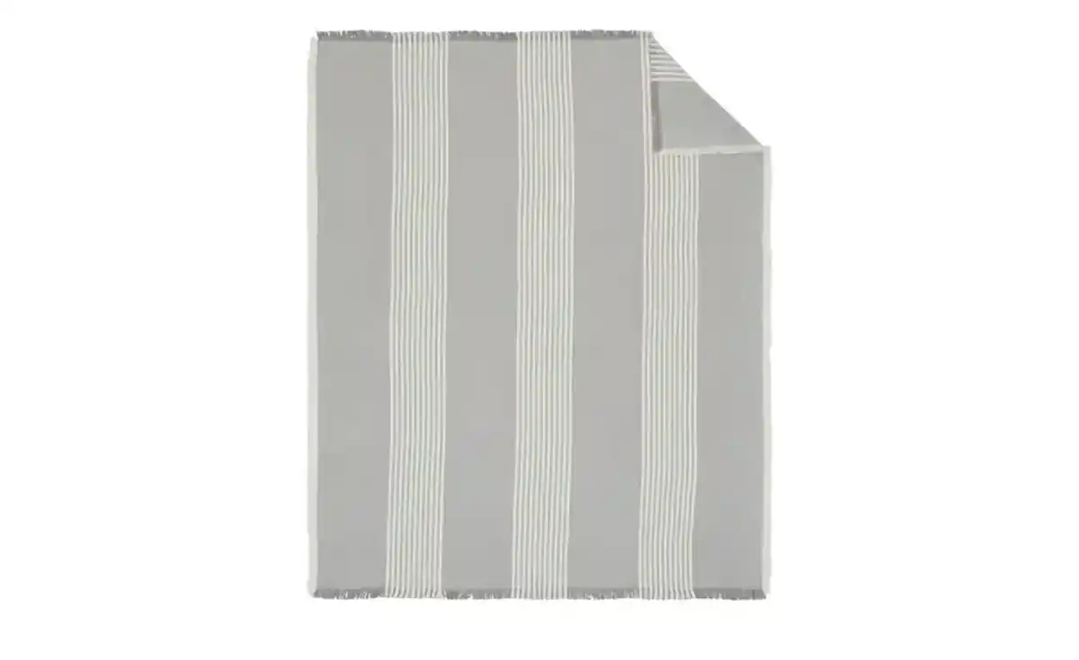 Bild 3 von Plaid  Dezent ¦ grau ¦ Synthetik ¦ Maße (cm): B: 130 Heimtextilien > Kuscheldecken - Möbel Kraft