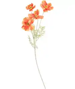 Kunstblume Frühling, orange