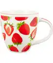 Bild 1 von Porzellantasse Erdbeeren, rot