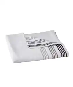 Duschtuch mit Streifen, weiß