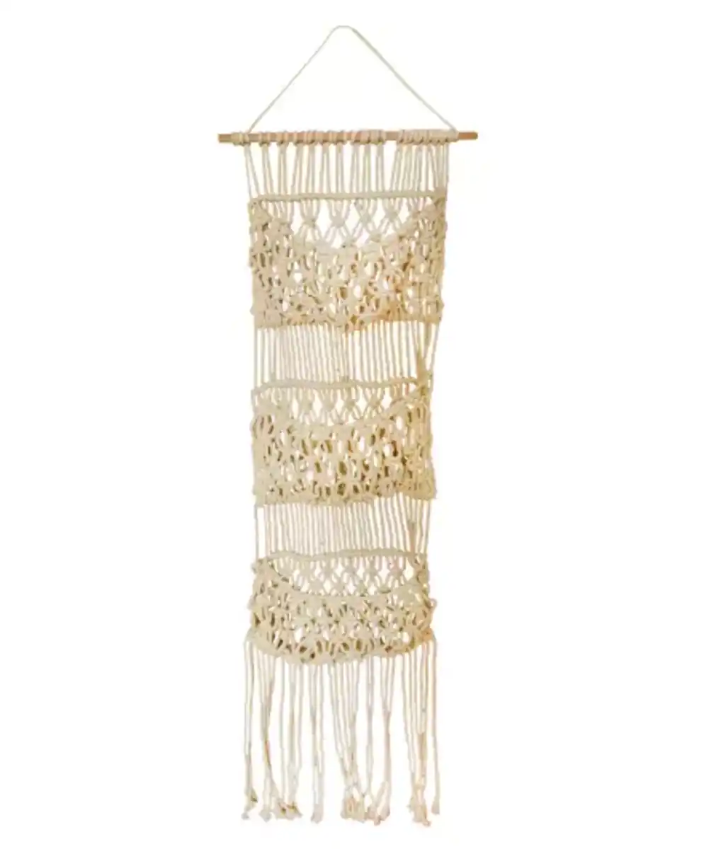 Bild 1 von Hänge-Aufbewahrung Makramee, Beige