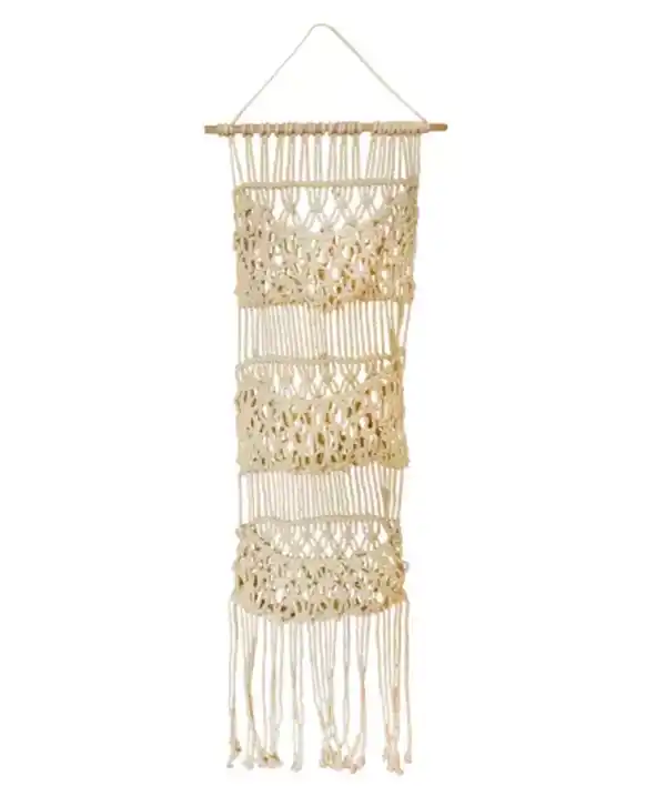 Bild 1 von Hänge-Aufbewahrung Makramee, Beige