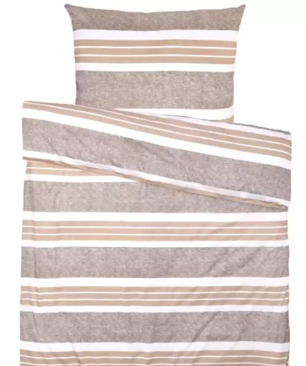 Bild 1 von Baumwoll-Bettwäsche, braun