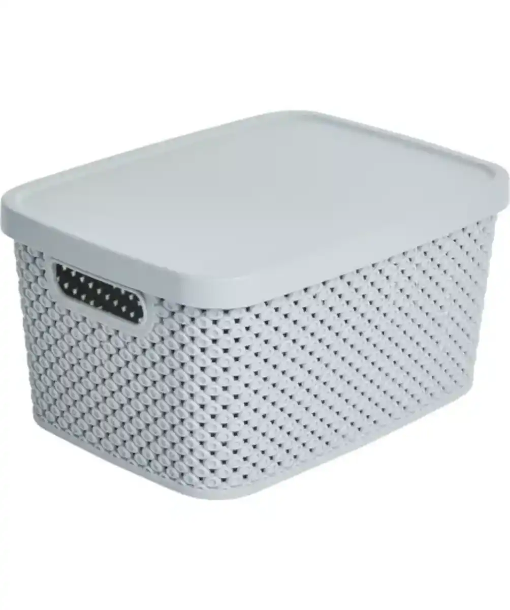 Bild 1 von Aufbewahrungskorb mit Punkten, grau