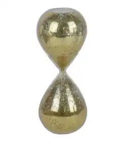Deko-Sanduhr, gold