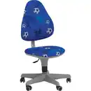 Bild 1 von Paidi Jugenddrehstuhl, Blau, Weiß, Hellblau, Kunststoff, Textil, Drehkreuz, 63x86-102x53 cm, Stoffauswahl, Arbeitszimmer, Bürostühle, Jugend- & Kinderschreibtischstühle