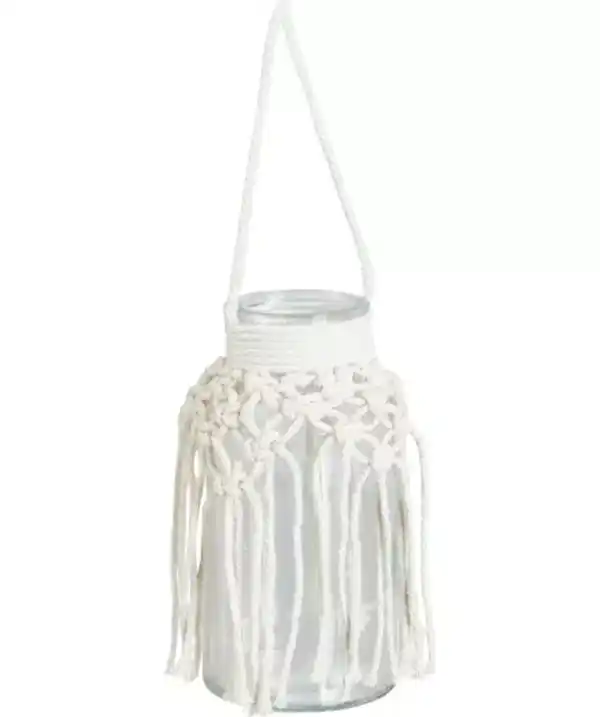 Bild 1 von Glasvase Makramee, transparent