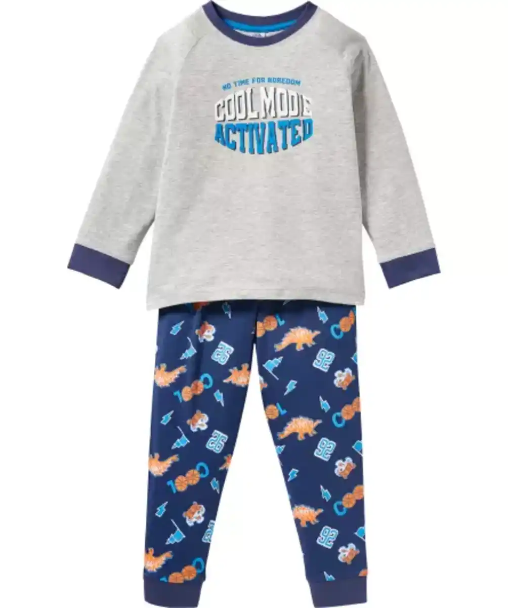 Bild 1 von Pyjama mit Dinos, dunkelblau