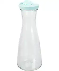 Glaskaraffe, blau