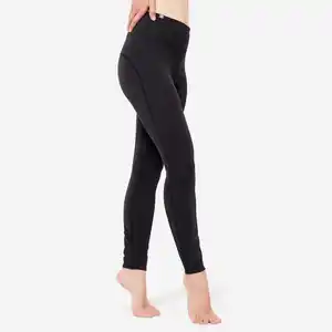 KIMJALY Leggings Damen dynamisches Yoga - schwarz