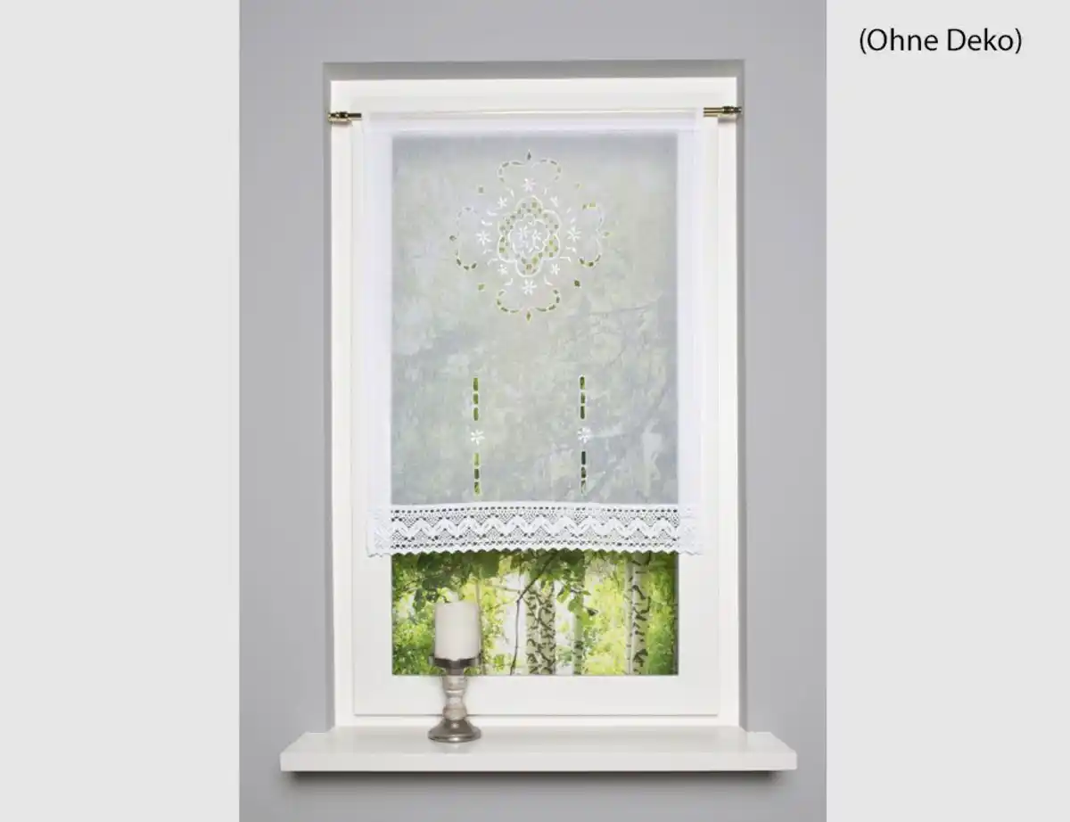 Bild 1 von Fensterbehang ALEGRA weiß
