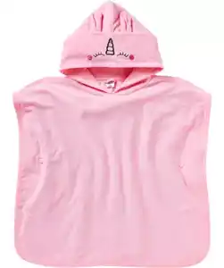 Badeponcho Einhorn, pink