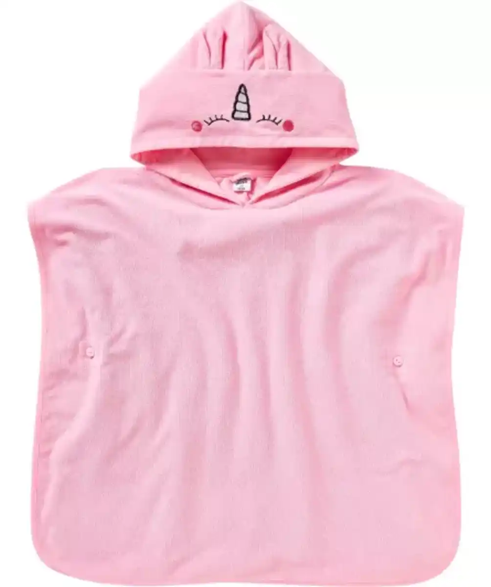 Bild 1 von Badeponcho Einhorn, pink