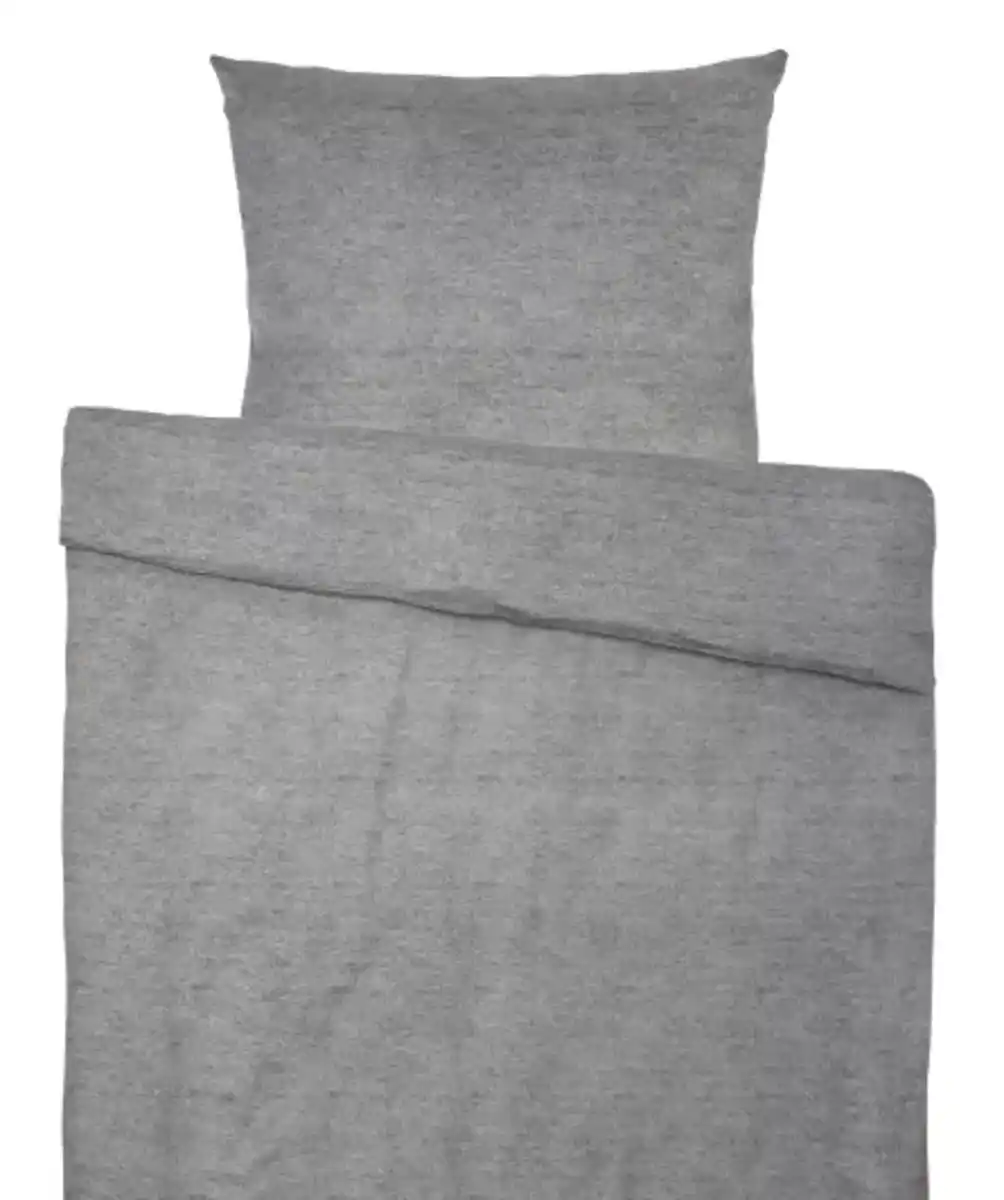 Bild 1 von Melierte Polycotton-Bettwäsche, dunkelgrau melange