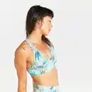 Bild 1 von OLAIAN Bikini-Oberteil Bustier Damen - Ana Leoplant türkis