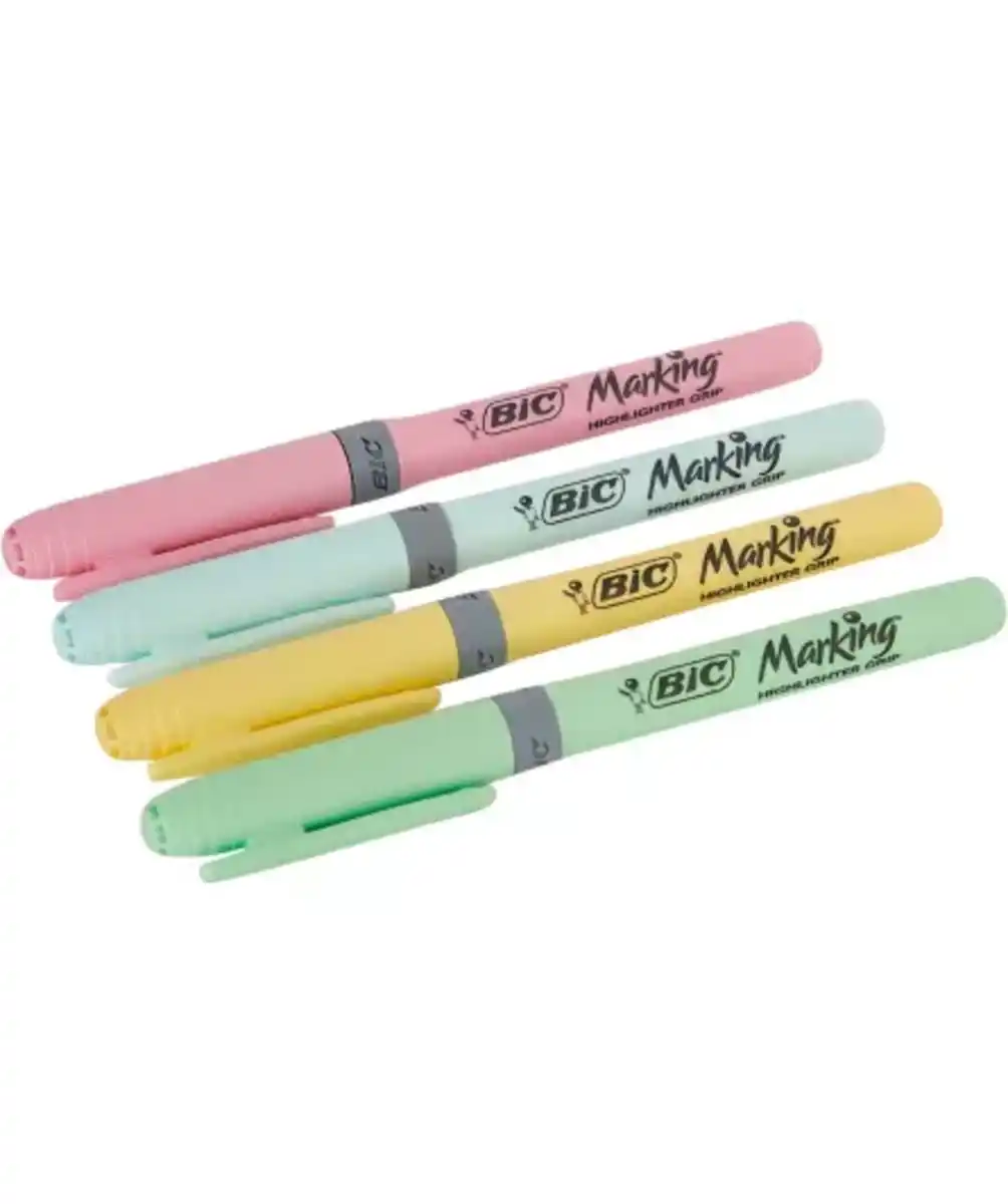 Bild 1 von BIC Highlighter Grip Pastel Textmarker, bunt