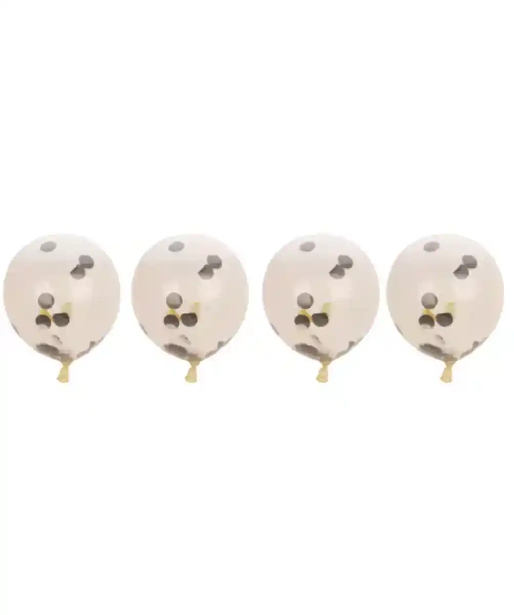 Bild 1 von Luftballons mit Konfetti, schwarz/weiß