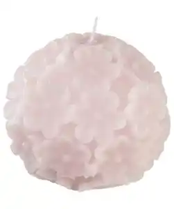 Kugelkerze Frühling, hellrosa