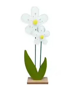 Deko-Blume Frühling, weiß