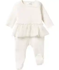 Strampler mit Tüllrock, offwhite