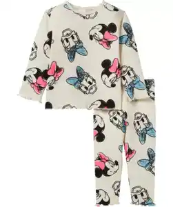 Minnie and Daisy Langarmshirt + Hose, dunkelgrau
