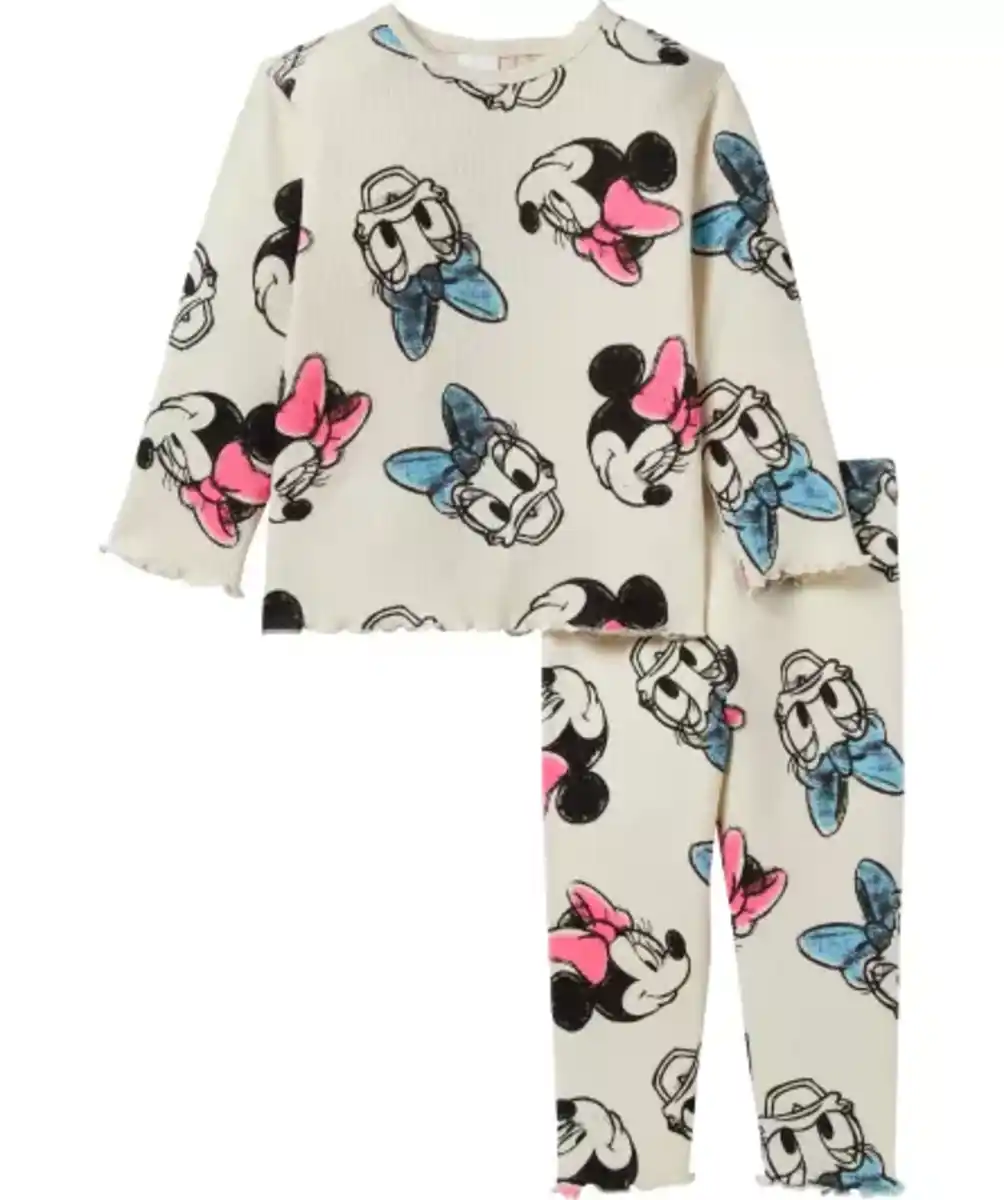 Bild 1 von Minnie and Daisy Langarmshirt + Hose, dunkelgrau
