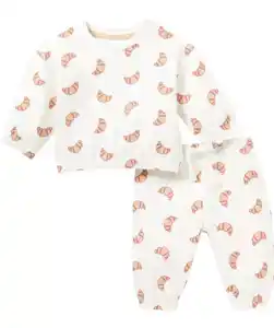 Newborn Sweatshirt + Hose Croissants, haut