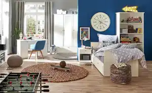 Mia & Mo Schreibtisch  Suna ¦ weiß ¦ Maße (cm): B: 125 H: 74 T: 60.0 Tische > Bürotische - Möbel Kraft