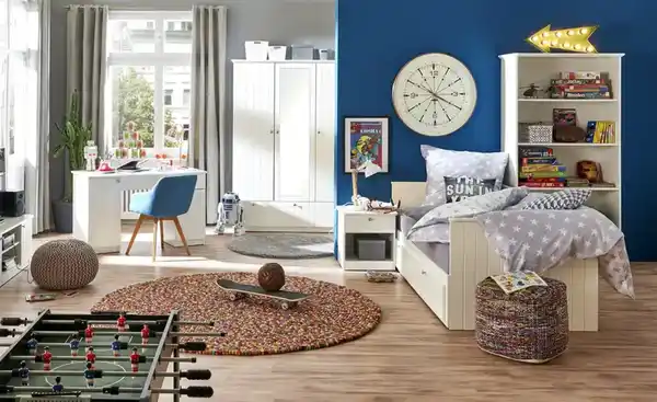 Bild 1 von Mia & Mo Schreibtisch  Suna ¦ weiß ¦ Maße (cm): B: 125 H: 74 T: 60.0 Tische > Bürotische - Möbel Kraft