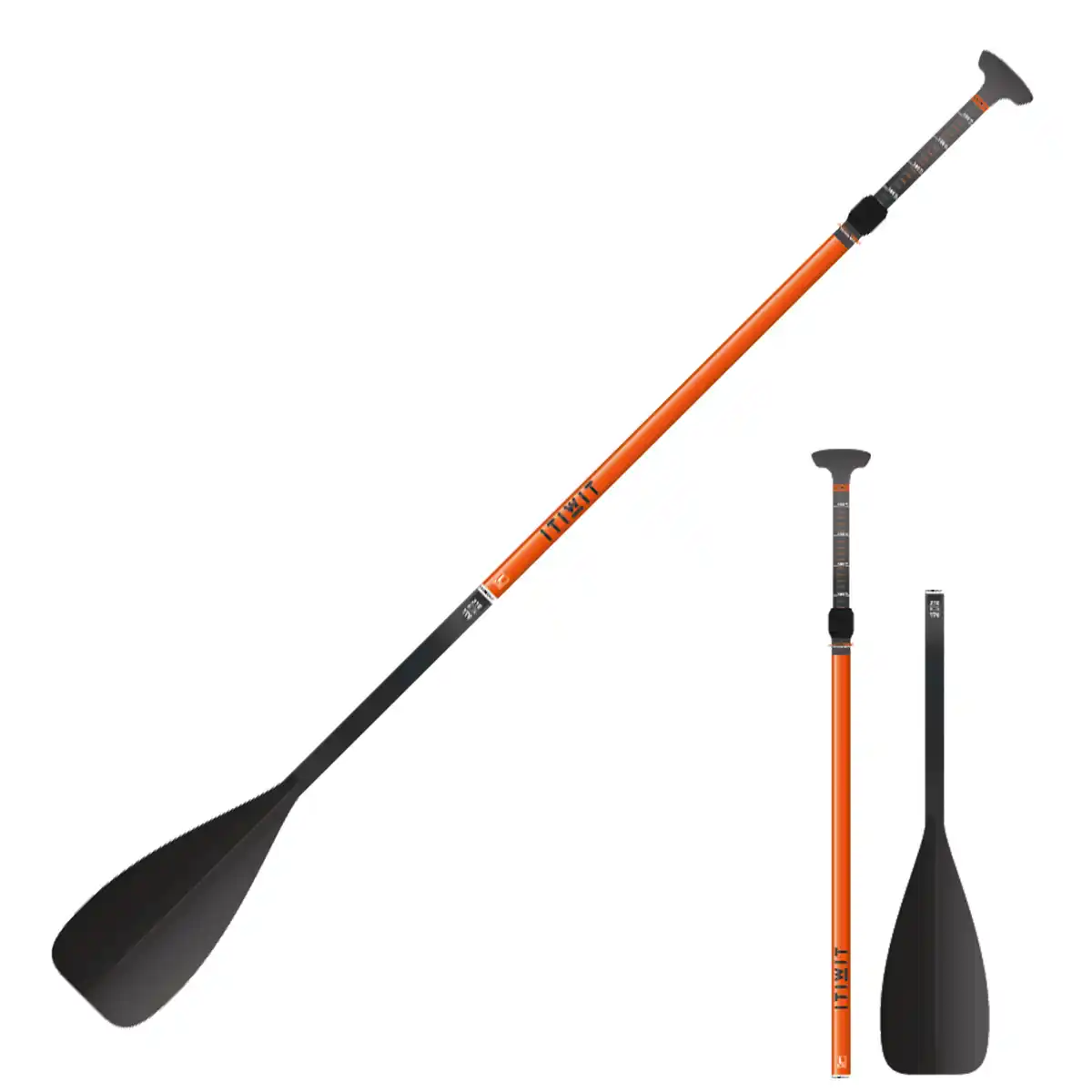 Bild 1 von ITIWIT SUP-Paddel zerlegbar und verstellbar (170–210 cm) Glasfaser und Carbon