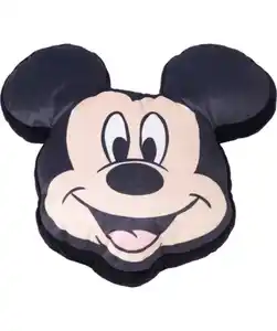 Mickey Mouse Lizenz Formkissen, schwarz bedruckt
