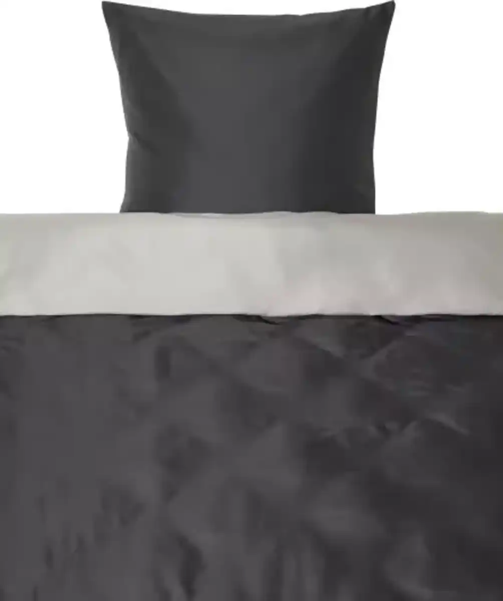 Bild 1 von Mikrofaser-Wendebettwäsche, grau