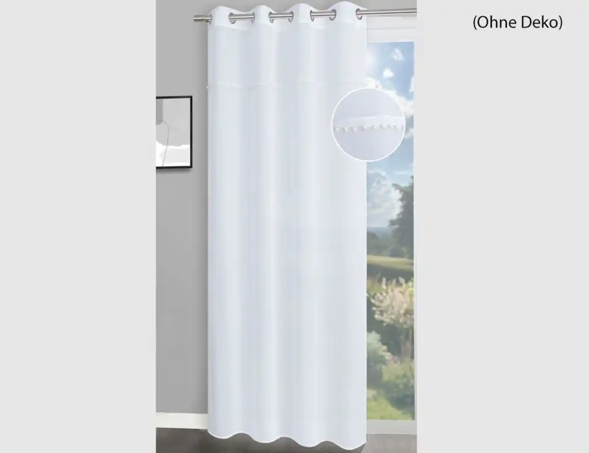 Bild 1 von Ösenschal Pearl Weiß
