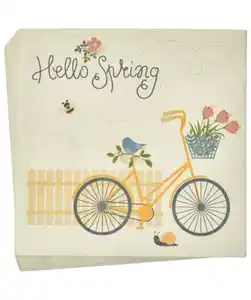 Servietten Frühling, bunt