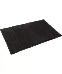 Badematte, schwarz