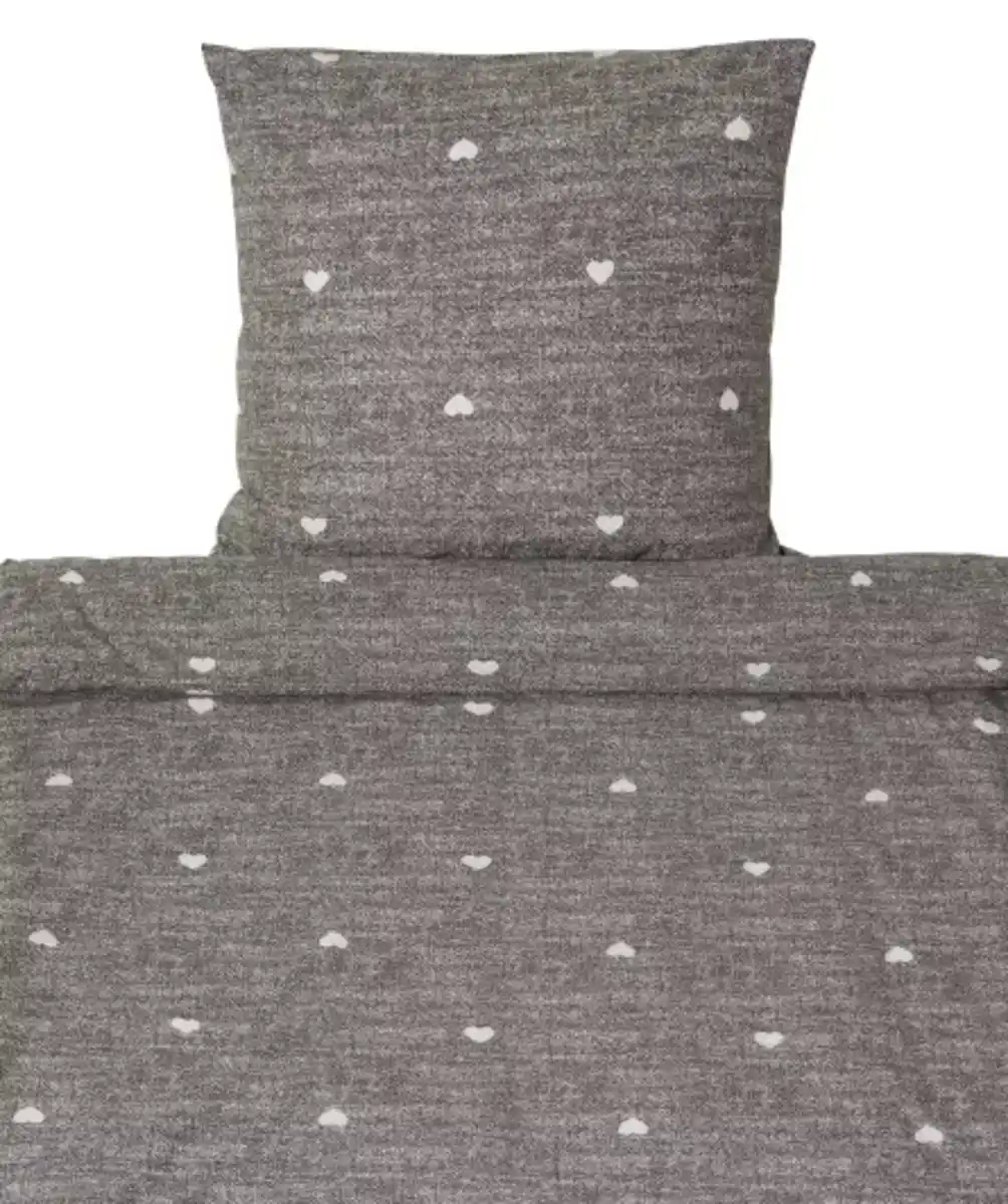 Bild 1 von Baumwoll-Bettwäsche, dunkelgrau