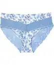 Bild 1 von Slips Blumenmuster, weiß bedruckt
