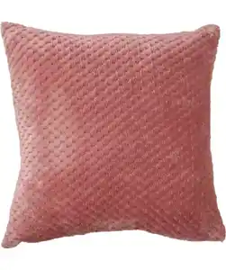 Fleece-Kissen, dunkelrosa