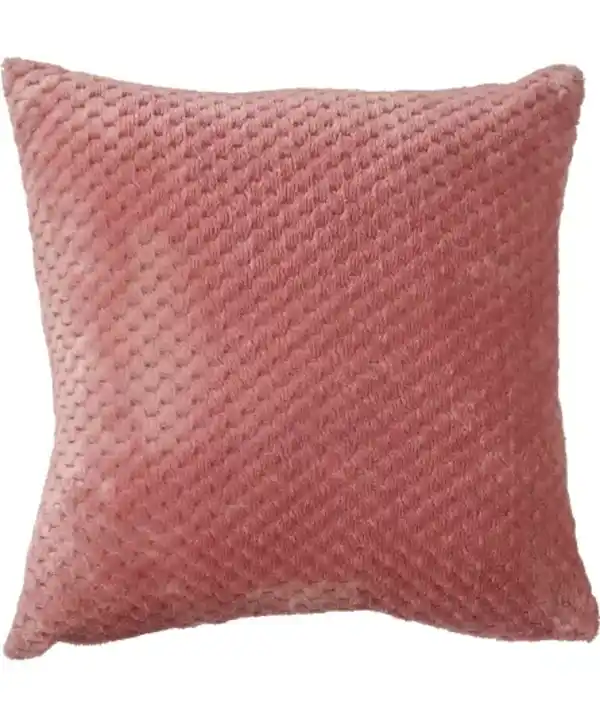 Bild 1 von Fleece-Kissen, dunkelrosa