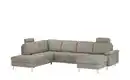 Bild 3 von Kollektion Kraft Wohnlandschaft mit Sitz- und Rückenbezug aus Leder Kathi ¦ grau ¦ Maße (cm): B: 309 H: 86 T: 235.0 Polstermöbel > Sofas > Ledersofas - Möbel Kraft