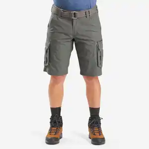 FORCLAZ Cargoshorts Herren Backpacking - Travel 500 khaki