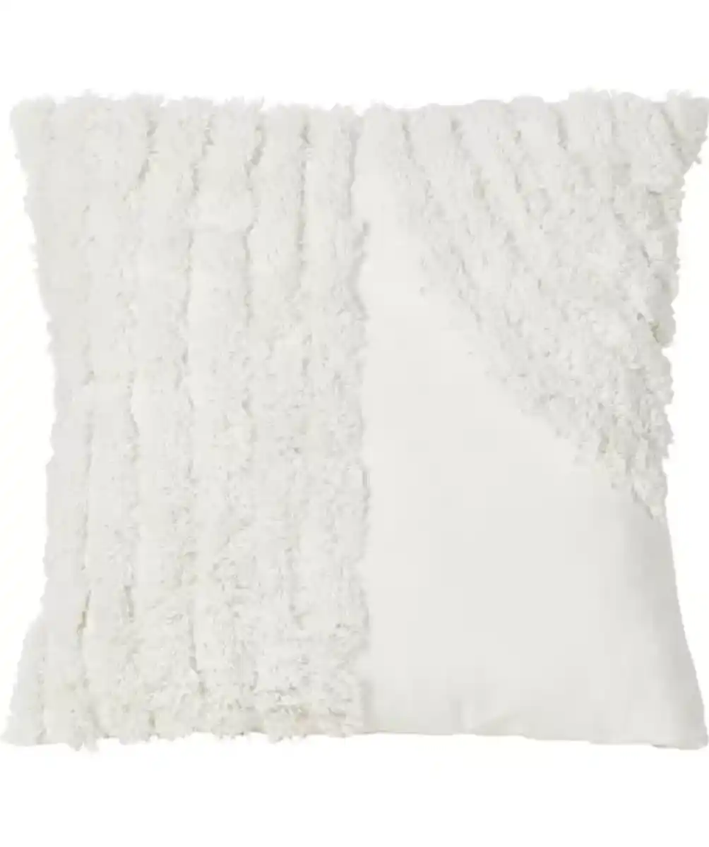 Bild 1 von Kissen Makramee, weiß/weiß gestreift