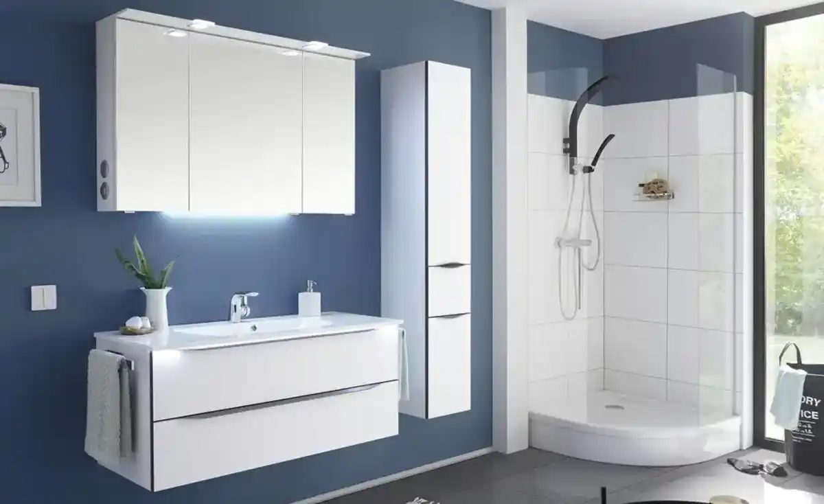 Bild 1 von calmo Hochschrank  Bajo ¦ weiß ¦ Maße (cm): B: 30 H: 168 T: 33.0 Schränke > Badschränke > Bad-Hochschränke - Möbel Kraft